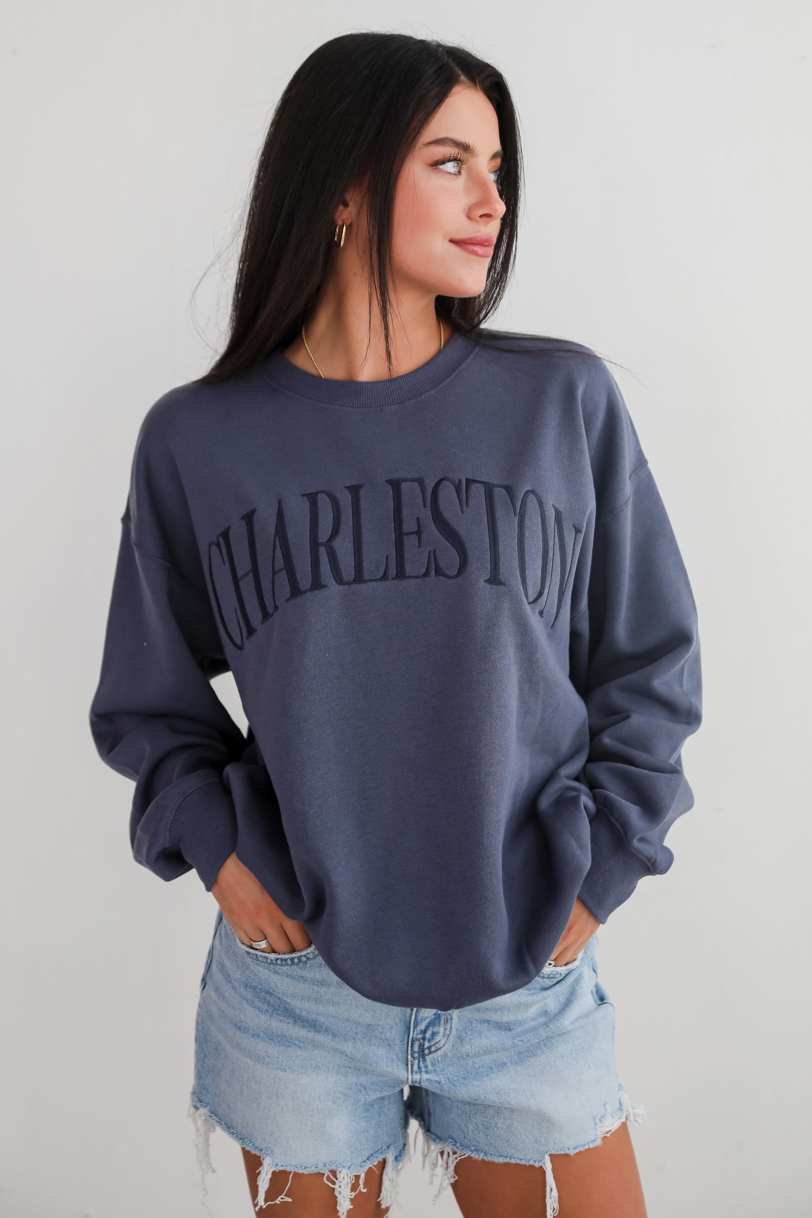 Charleston Embroidered Sweatshirt KP10