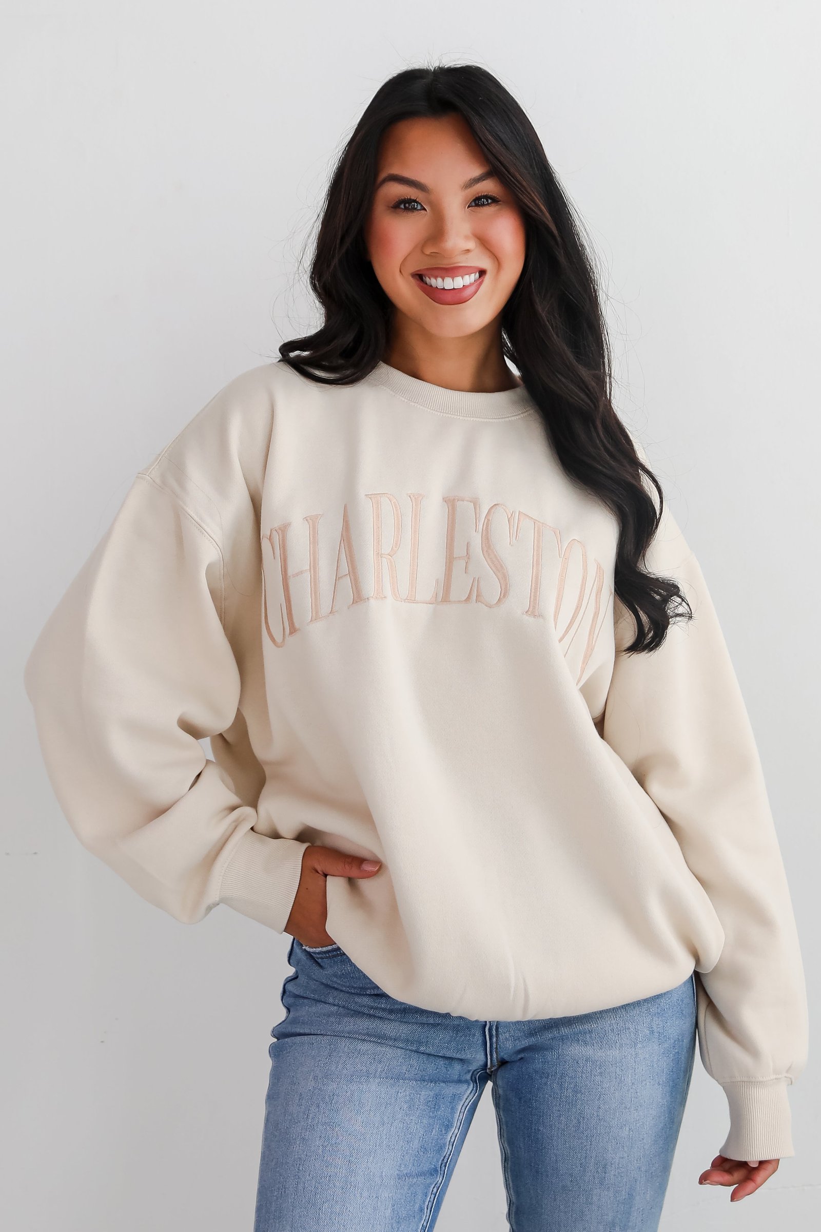 Charleston Embroidered Sweatshirt KP10